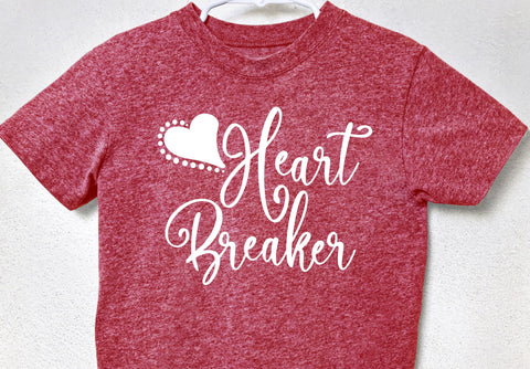 Heart Breaker Valentine's Day SVG Design SVG So Fontsy Design Shop 