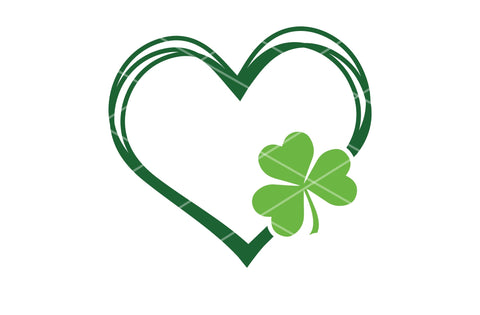 Heart clover SVG, St Patricks Day Svg, Lucky Shirt Svg, Clover Svg, Irish Svg, Shamrock Svg, Gift For Her Svg, St Patrick's Day Png SVG MD mominul islam 