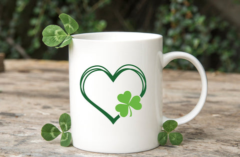 Heart clover SVG, St Patricks Day Svg, Lucky Shirt Svg, Clover Svg, Irish Svg, Shamrock Svg, Gift For Her Svg, St Patrick's Day Png SVG MD mominul islam 