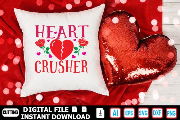 Heart Crusher SVG Craftlabsvg24 