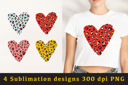 Heart Designs Bundle PNG, 4 Valentine Hearts Sublimation Sublimation Tori card store 