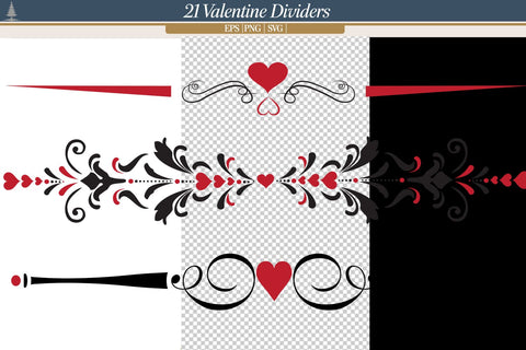 Heart Dividers SVG AfterTenDesign 