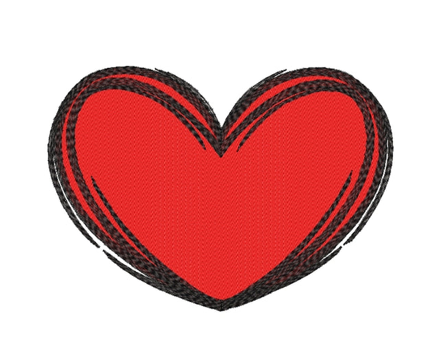 Heart Embroidery Design, Valentine's Day Embroidery File, 3 sizes, Instant Download Embroidery/Applique DESIGNS Nino Nadaraia 