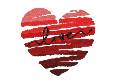 Heart Embroidery Design, Valentine's Day Embroidery File, 4 sizes, Instant Download Embroidery/Applique DESIGNS Nino Nadaraia 