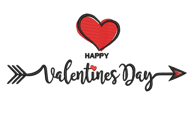 Heart embroidery, Valentine's Day machine embroidery design , Love embroidery, 3 sizes. Embroidery/Applique DESIGNS ArtEMByNatalia 