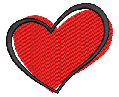 Heart embroidery, Valentine's Day machine embroidery design , Love embroidery, 3 sizes. Embroidery/Applique DESIGNS ArtEMByNatalia 