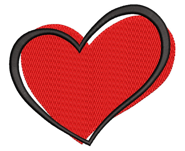 Heart embroidery, Valentine's Day machine embroidery design , Love embroidery, 3 sizes. Embroidery/Applique DESIGNS ArtEMByNatalia 