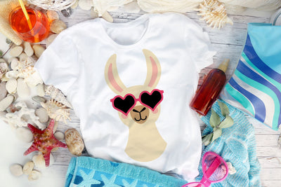 Heart Glasses Llama SVG Risa Rocks It 