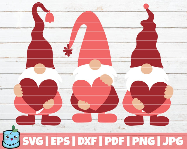 Heart Gnomes SVG MintyMarshmallows 