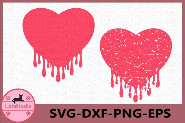 Heart Grunge svg SVG Lerastudio 