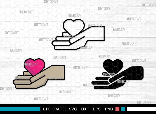 Heart Icons Color, Heart Svg, Valentine Svg, Hearts, Double-Hearts, Heart Bundle, Icon Bundle, Svg Cut File, Dxf, Eps, Png, SVG ETC Craft 