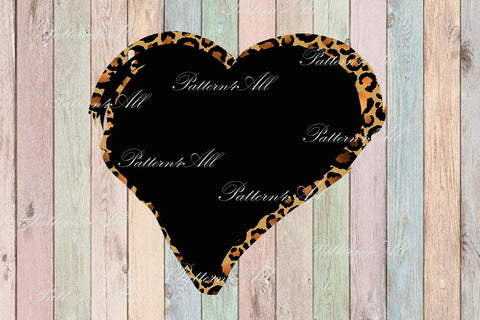 Heart Ink effect PNG, Leopard Heart, Bleached effect design sublimation, Bleach background mockup, Bleach overlay png, Digital download Sublimation ArtStudio 