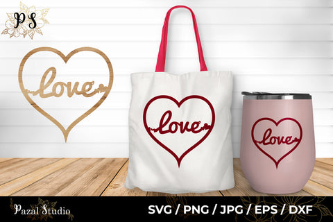Heart Love Vector SVG Cut File SVG Pazal Studio 