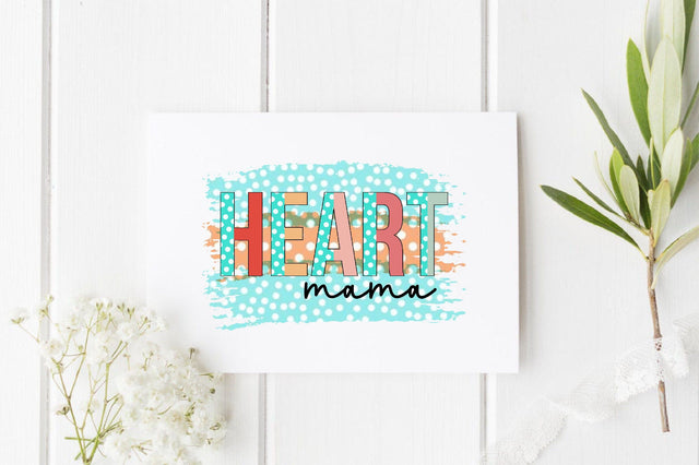 Heart mama Sublimation Sublimation SVGista 