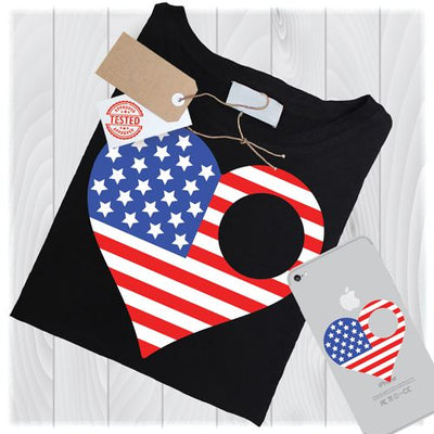 Heart Monogram SVG Files for Cricut Designs | 4th of July SVG Files SVG My Sew Cute Boutique 