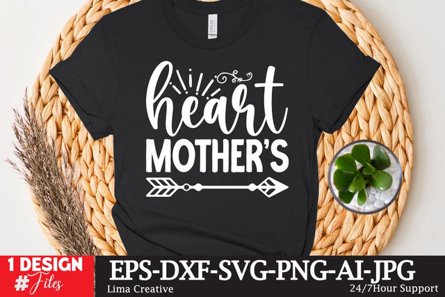 Heart Mother's SVG Cyte File, Mother's Day SVG T-shirt Design, MOm Sublimation , SVG Qutes SVG Insomnia Std 