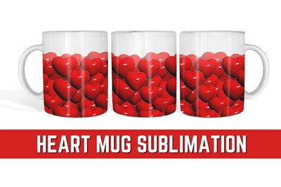 Heart Mug Sublimation Sublimation SvgOcean 