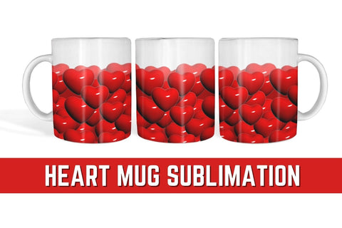 Heart Mug Sublimation Sublimation SvgOcean 