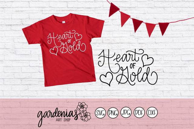 Heart of Gold SVG Gardenias Art Shop 