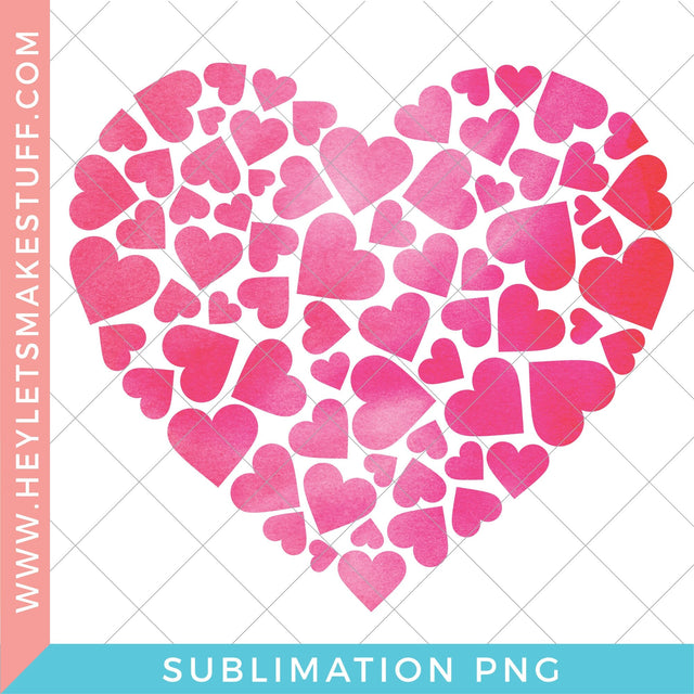 Heart of Hearts Sublimation Sublimation Hey Let's Make Stuff 