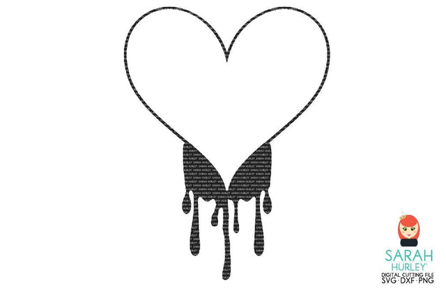 Heart Paint Frame SVG Sarah Hurley 