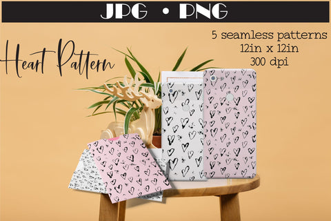 Heart Pattern, Valentine Digital Paper Digital Pattern Natasha Prando 