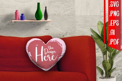 Heart Pillow Mockup psd files Mock Up Photo zafrans studio 