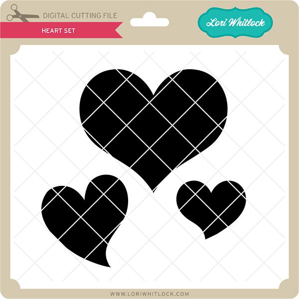 Heart Set SVG Lori Whitlock 