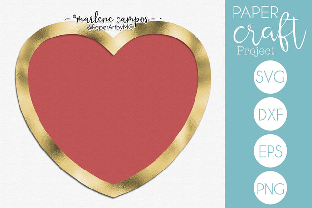 Heart Shaker Pattern | Cut Files | SVG SVG Marlene Campos 