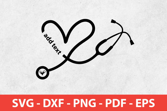 Heart Stethoscope SVG SVG shah alam 