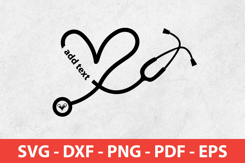 Heart Stethoscope SVG SVG shah alam 