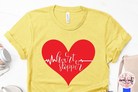 Heart Stopper – Love And Valentine SVG EPS DXF PNG SVG CoralCutsSVG 