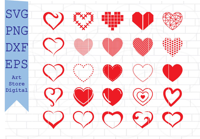 Heart Svg Bundle, Heart Svg, Hand Drawn Heart svg, Open Heart Svg, Doodle Heart Svg, Sketch Heart Svg, Love Svg,Valentine Svg SVG Artstoredigital 