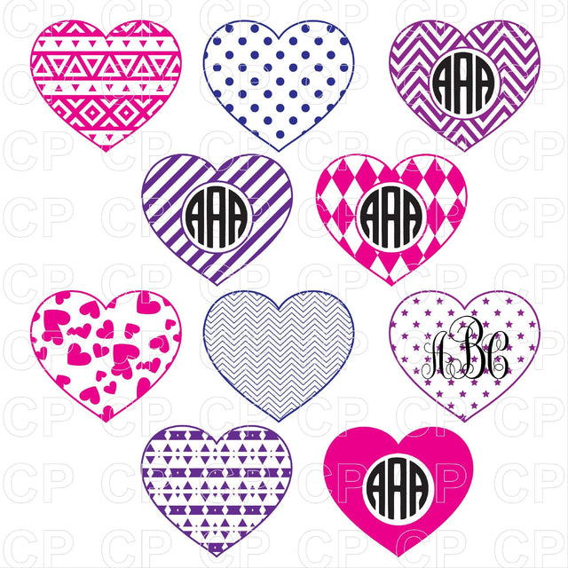 Heart SVG Bundle SVG cutperfectstudio
