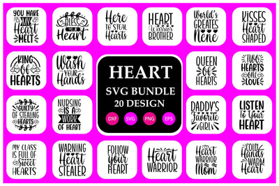 Heart SVG Bundle SVG Shahin alam 