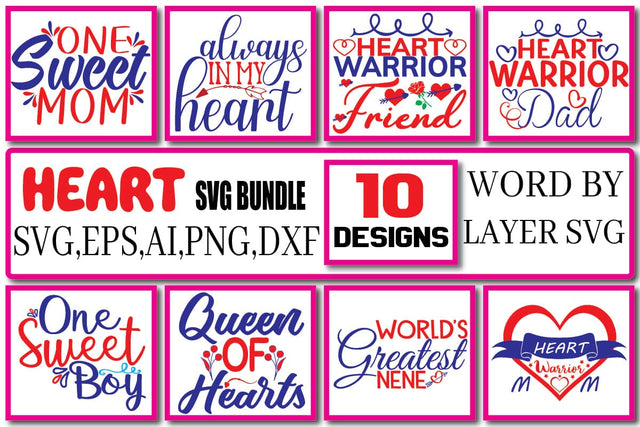Heart SVG Bundle Vol . 1 SVG Craftlabsvg24 