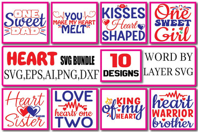 Heart SVG Bundle Vol . 2 SVG Craftlabsvg24 