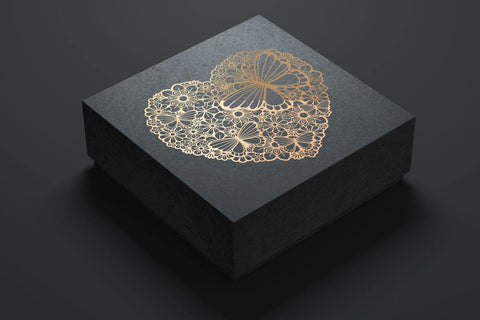 Heart SVG, Floral Heart with Butterflies, Mothers Day SVG. SVG Elinorka 