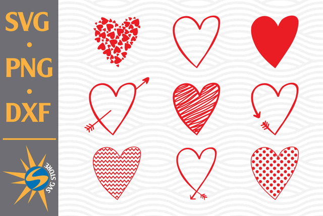 Heart SVG, PNG, DXF Digital Files Include SVG SVGStoreShop 