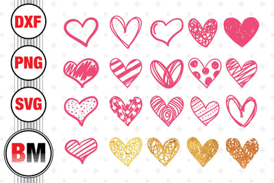 Heart SVG, PNG, DXF Files SVG BMDesign 