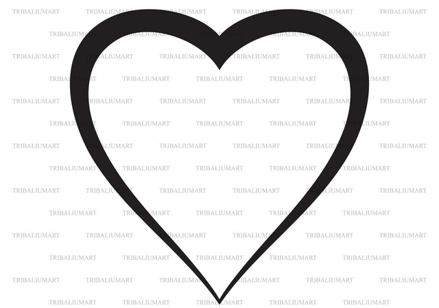Heart SVG TribaliumArtSF 