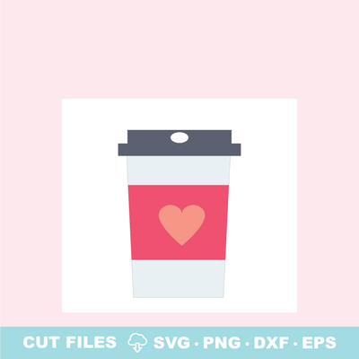 Heart Travel Cup SVG Elise Cellucci 