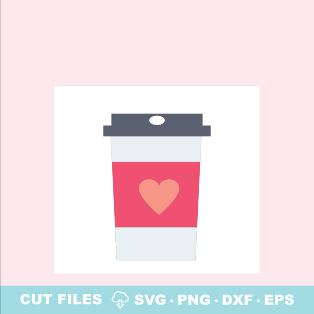 Heart Travel Cup SVG Elise Cellucci 