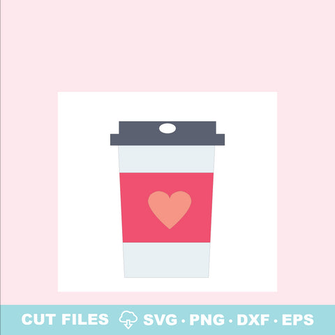 Heart Travel Cup SVG Elise Cellucci 