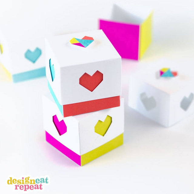 Heart Treat Boxes SVG Design Eat Repeat