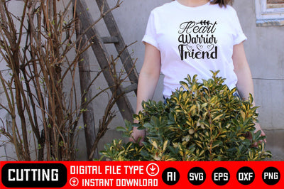 Heart Warrior Friend SVG CraftlabSvg29 
