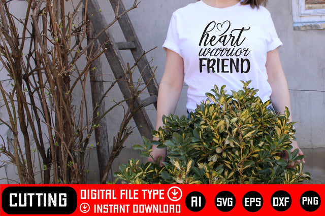 Heart Warrior Friend SVG CraftlabSvg29 