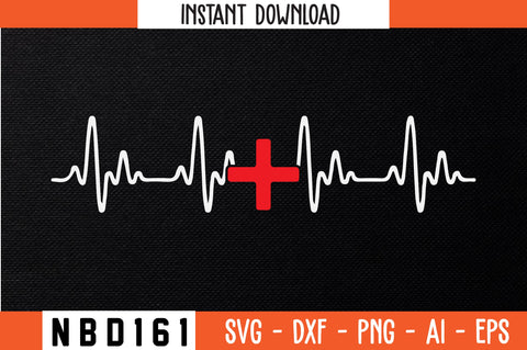 heartbeat nurse Svg Design SVG Nbd161 