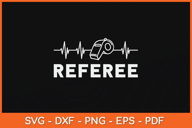 Heartbeat Referee Svg Design SVG artprintfile 