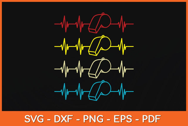 Heartbeat Referee Svg Digital Cutting File SVG artprintfile 